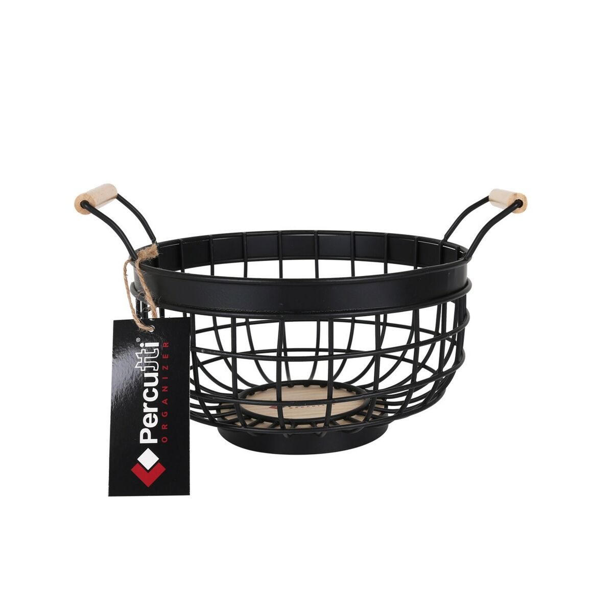 Portafrutta Percutti Nero (2 Unità)